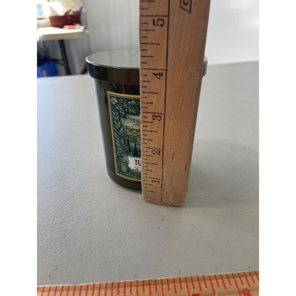 Leoben Company Scented Candle 9oz Tuscan Sun Green Glass Jar Lead Free Wicks - Picture 5 of 7